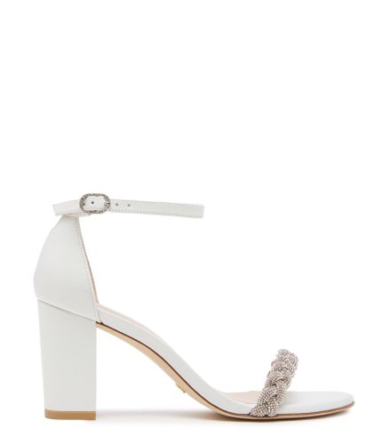 NEARLYNUDE HIGHSHINE SANDAL, Last chance, , CUIR DE VEAU LISSE - Stuart Weitzman - Modalova