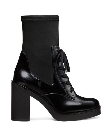 EVERITT 80 BOOTIE, BOTTES ET BOTTINES, , BROSSÉ/CUIR NAPPA STRETCH - Stuart Weitzman - Modalova