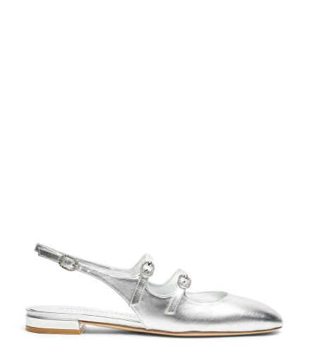 CLARIS MJ SLINGBACK, Last chance, , MÉTALLISÉ LIQUIDE - Stuart Weitzman - Modalova