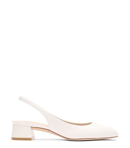 VIVIENNE 35 SLINGBACK, Last chance, CRÈME, CUIR NAPPA LAQUÉ - Stuart Weitzman - Modalova