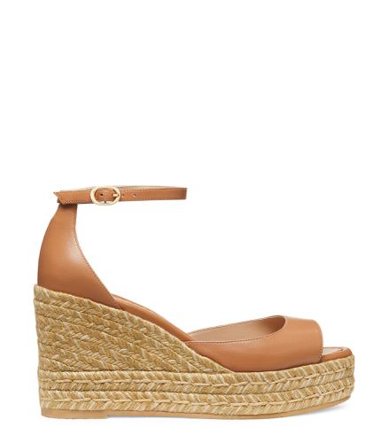 NUDISTIA ESPADRILLE WEDGE, CHAUSSURES COMPENSÉES, , CUIR NAPPA LAQUÉ - Stuart Weitzman - Modalova