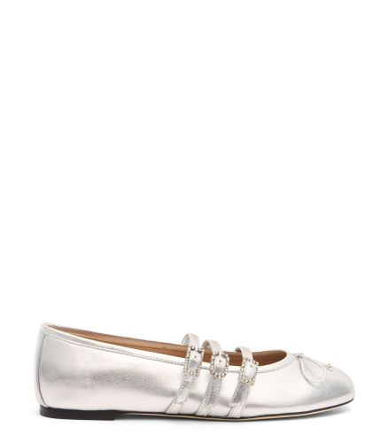 CELESTE MJ BALLET, CHAUSSURES PLATES ET MOCASSINS, , LIQUID METALLIC - Stuart Weitzman - Modalova