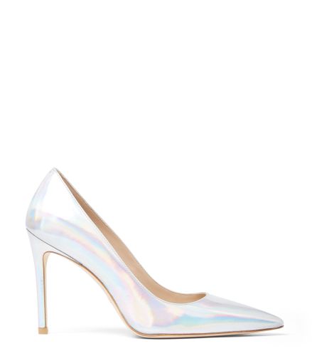 STUART 100 PUMP, Last chance, , CUIR VERNI IRISÉ - Stuart Weitzman - Modalova