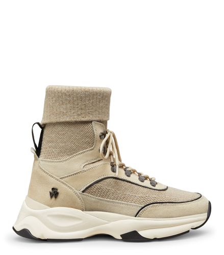 SW HIKER HIGH-TOP TRAINER, SNEAKERS, /, DAIM/CUIR DE VEAU/CASHMERE - Stuart Weitzman - Modalova