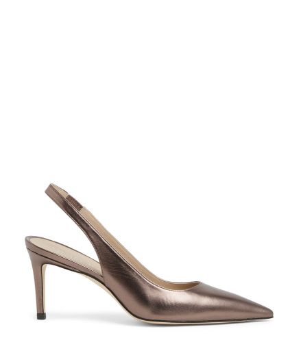 STUART 75 SLINGBACK PUMP, Chaussures, , MÉTALLISÉ LIQUIDE - Stuart Weitzman - Modalova