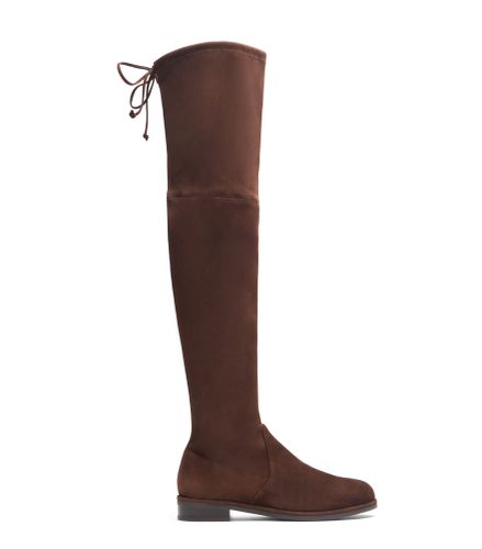 LOWLAND BOLD BOOT, BOTTES ET BOTTINES, , DAIM STRETCH - Stuart Weitzman - Modalova