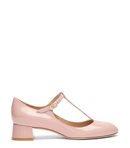 VIVIENNE T-STRAP PUMP, ESCARPINS ET SLINGBACK, , CUIR VERNIS - Stuart Weitzman - Modalova