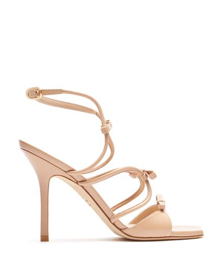 TULLY 100 SANDAL, SANDALES, , CUIR NAPPA LAQUÉ - Stuart Weitzman - Modalova