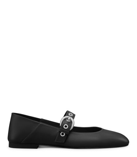 SUPERMOTO MARY JANE, CHAUSSURES PLATES ET MOCASSINS, , LACQUERED NAPPA - Stuart Weitzman - Modalova