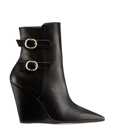 SALOON 100 WEDGE BOOTIE, Last chance, , CUIR DE VEAU LISSE - Stuart Weitzman - Modalova