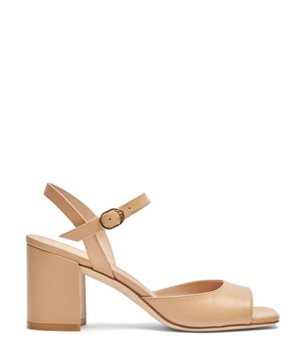 TIA 75 BLOCK SANDAL, SANDALES, , CUIR DE VEAU LISSE - Stuart Weitzman - Modalova