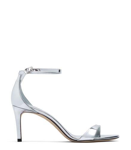 NUDIST II SANDAL 75, SANDALES, , CUIR SPECCHIO - Stuart Weitzman - Modalova