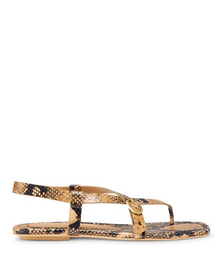 BENNI SANDAL, SANDALES, , MINI PRINTED PYTHON - Stuart Weitzman - Modalova