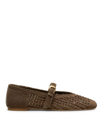 LEORA MARY JANE, CHAUSSURES PLATES ET MOCASSINS, , CROCHET/SMOOTH CALF - Stuart Weitzman - Modalova