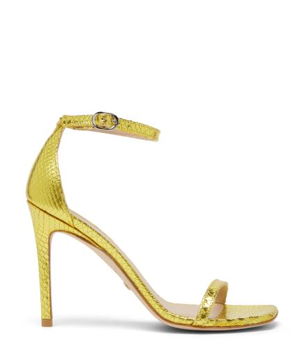 NUDISTCURVE 100 SANDAL, Last chance, , MINI IMPRIMÉ SERPENT - Stuart Weitzman - Modalova