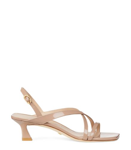 OASIS 50 SLINGBACK SANDAL, SANDALES, , CUIR VERNIS - Stuart Weitzman - Modalova