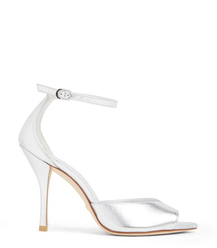 NUDIST POINT 100 SANDAL, Chaussures de soirée, , MÉTALLISÉ LIQUIDE - Stuart Weitzman - Modalova