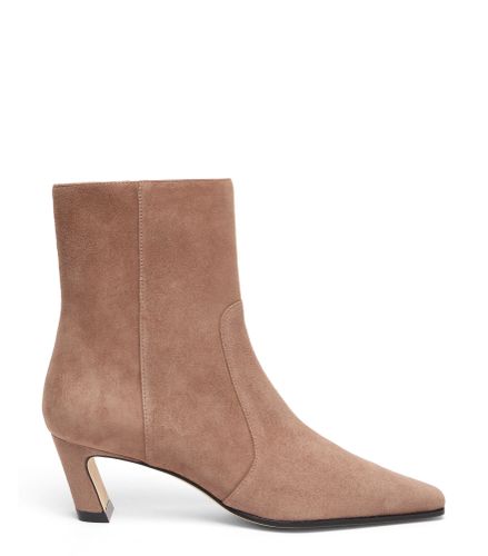 STASSI ZIP BOOTIE 50, BOTTES ET BOTTINES, , SUEDE - Stuart Weitzman - Modalova