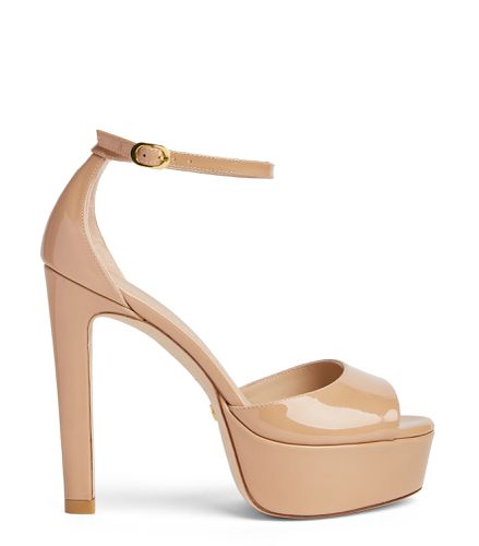 DISCOPLATFORM SANDAL, Nouveautés, , CUIR VERNI - Stuart Weitzman - Modalova