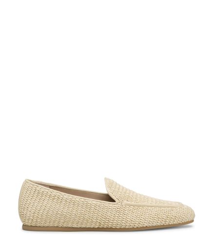 LEE LOAFER, CHAUSSURES PLATES ET MOCASSINS, /, NEWBASKET RAFFIA/LACQUERED NAPPA - Stuart Weitzman - Modalova