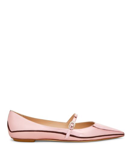 EMILIA MARY JANE FLAT, CHAUSSURES PLATES ET MOCASSINS, , CUIR SPECCHIO - Stuart Weitzman - Modalova