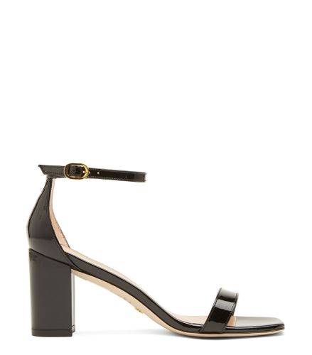 NUDISTCURVE 75 BLOCK SANDAL, SANDALES, , CUIR VERNI - Stuart Weitzman - Modalova