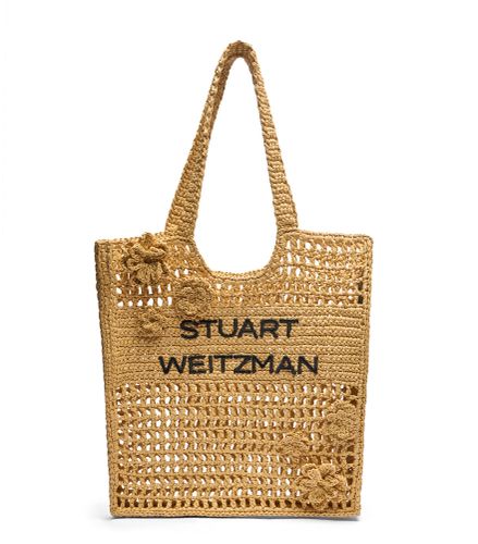 WOVEN MAGNOLIA TOTE, VOIR TOUTES LES SOLDES, , WOVEN RAFFIA - Stuart Weitzman - Modalova