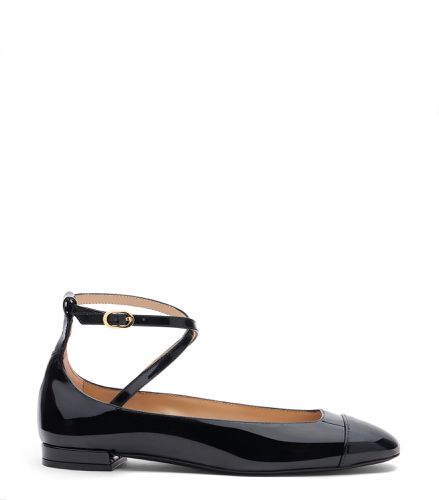 EDEN STRAP FLAT, CHAUSSURES PLATES ET MOCASSINS, , CUIR VERNIS - Stuart Weitzman - Modalova