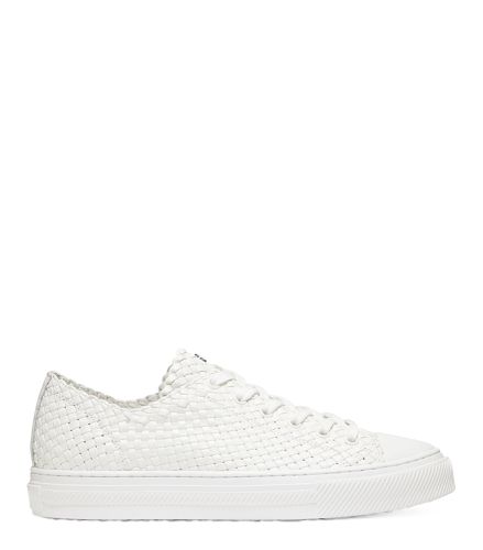 WOVA LOW-TOP SNEAKER, medium, CRÈME, CUIR - Stuart Weitzman - Modalova