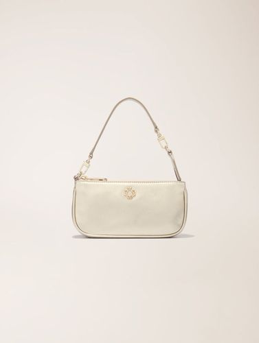 Pochette En Cuir Métallisé - Doré - Maje - Modalova