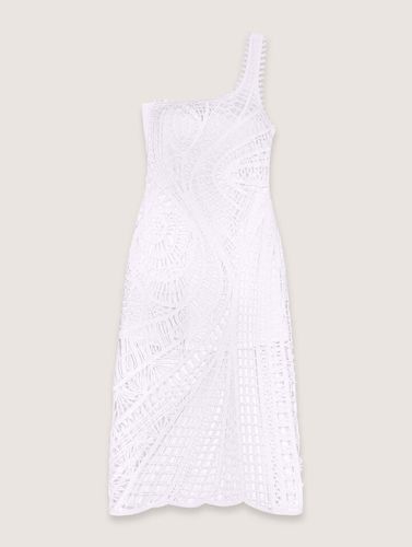 Robe Longue Asymétrique En Crochet - Maje - Modalova