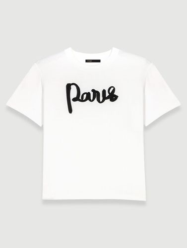 Tee-shirt En Coton - Blanc - Maje - Maje - Modalova