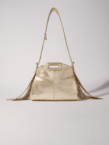 Sac Miss M Mini En Cuir Métal - Tenue de fête - Doré - Maje - Modalova