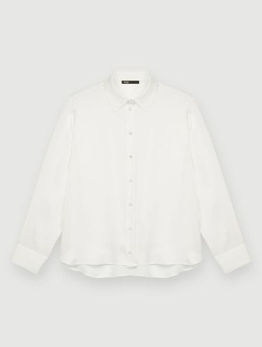 Chemise En Soie - Blanc - Maje - Maje - Modalova