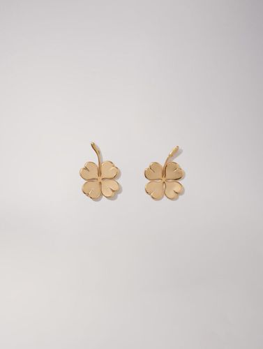 Boucles D'Oreilles Trèfle - Idée Cadeau - Doré - Maje - Modalova