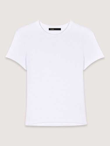 Tee-shirt En Coton - Blanc - Maje - Maje - Modalova