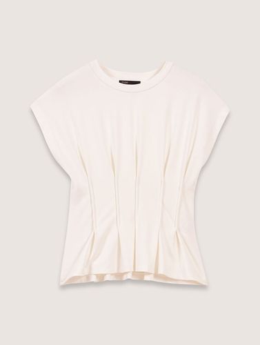Tee-shirt À Pinces - Blanc - Maje - Maje - Modalova
