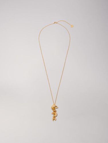 Collier Long Fortune Cookie - Doré - Maje - Modalova