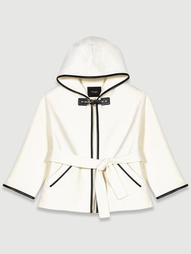 Manteau Effet Cape En Laine - Maje - Modalova