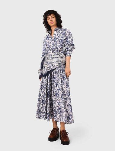 Chemise Longue Imprimée - Maje - Modalova