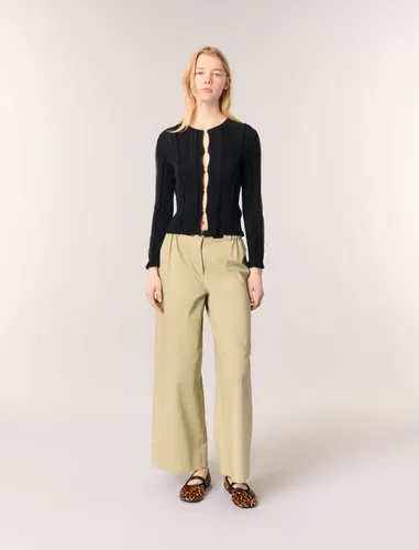 Cardigan 2-en-1 - Noir - Maje - Maje - Modalova