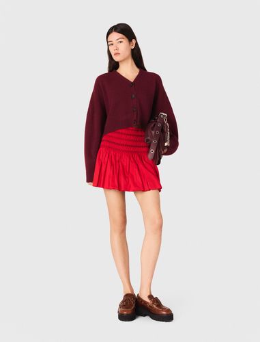 Jupe Boule À Taille Smockée - Maje - Modalova