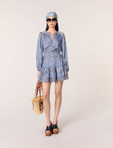 Robe Courte Fluide Imprimée - Maje - Modalova