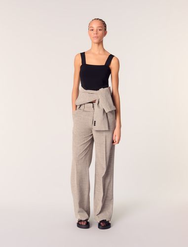 Pantalon De Tailleur Droit - Maje - Modalova