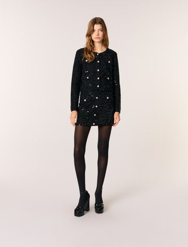Cardigan Court À Sequins - Maje - Modalova