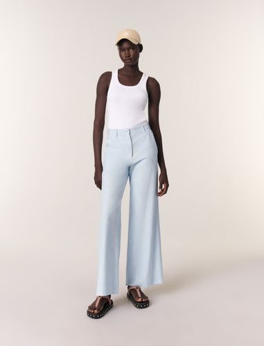 Pantalon De Tailleur Large - Maje - Modalova