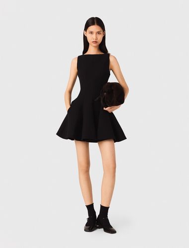 Robe Courte Évasée En Tweed - Maje - Modalova