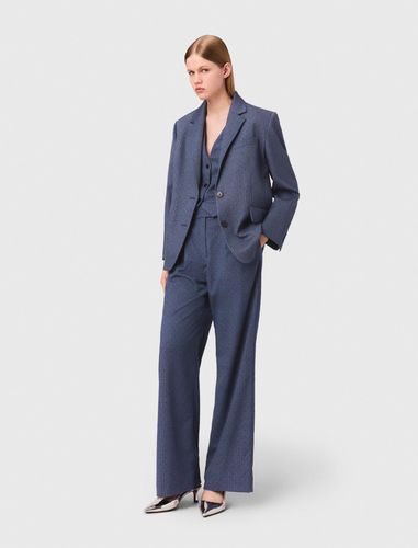 Veste De Tailleur À Strass - Maje - Modalova