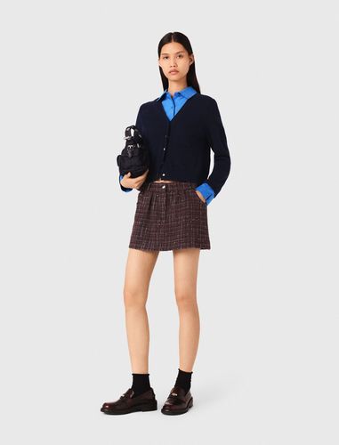 Cardigan Avec Détails Amovibles - Bleu - Maje - Modalova