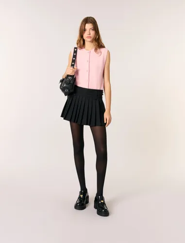 Cardigan Sans Manches En Laine - Maje - Modalova